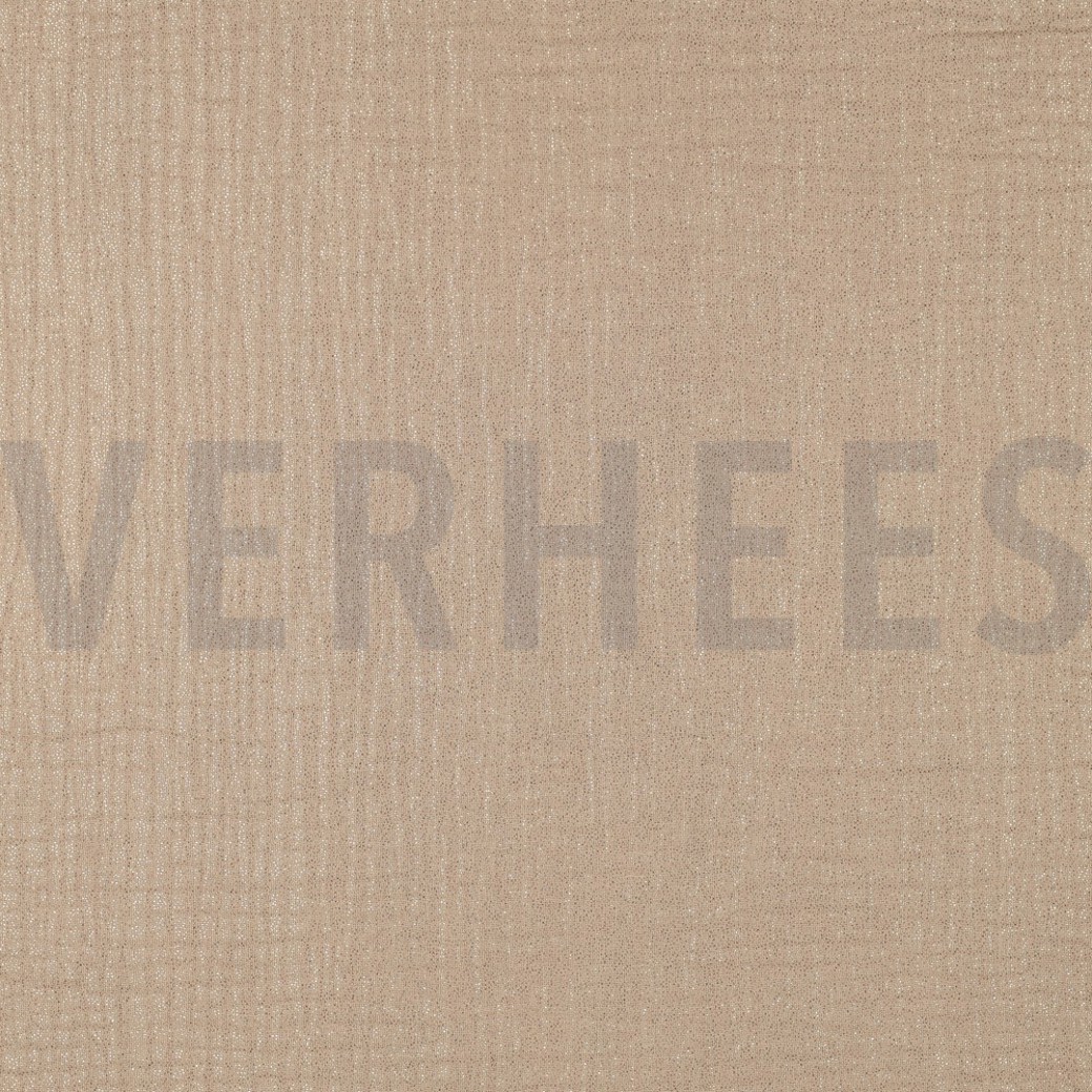 DOUBLE GAUZE FOIL BEIGE