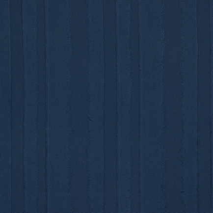 COTTON JACQUARD STRIPES INDIGO BLUE (hover)