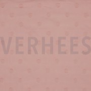 COTTON JACQUARD DOTS OLD ROSE (thumbnail)