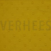 COTTON JACQUARD DOTS OCHRE (thumbnail)