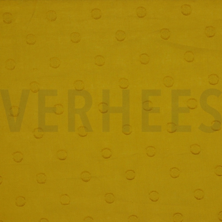 COTTON JACQUARD DOTS OCHRE (hover)