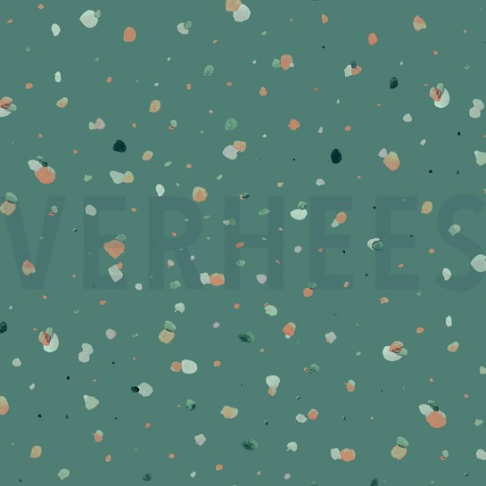 JERSEY DIGITAAL STIPPEN SMARAGDGROEN #7