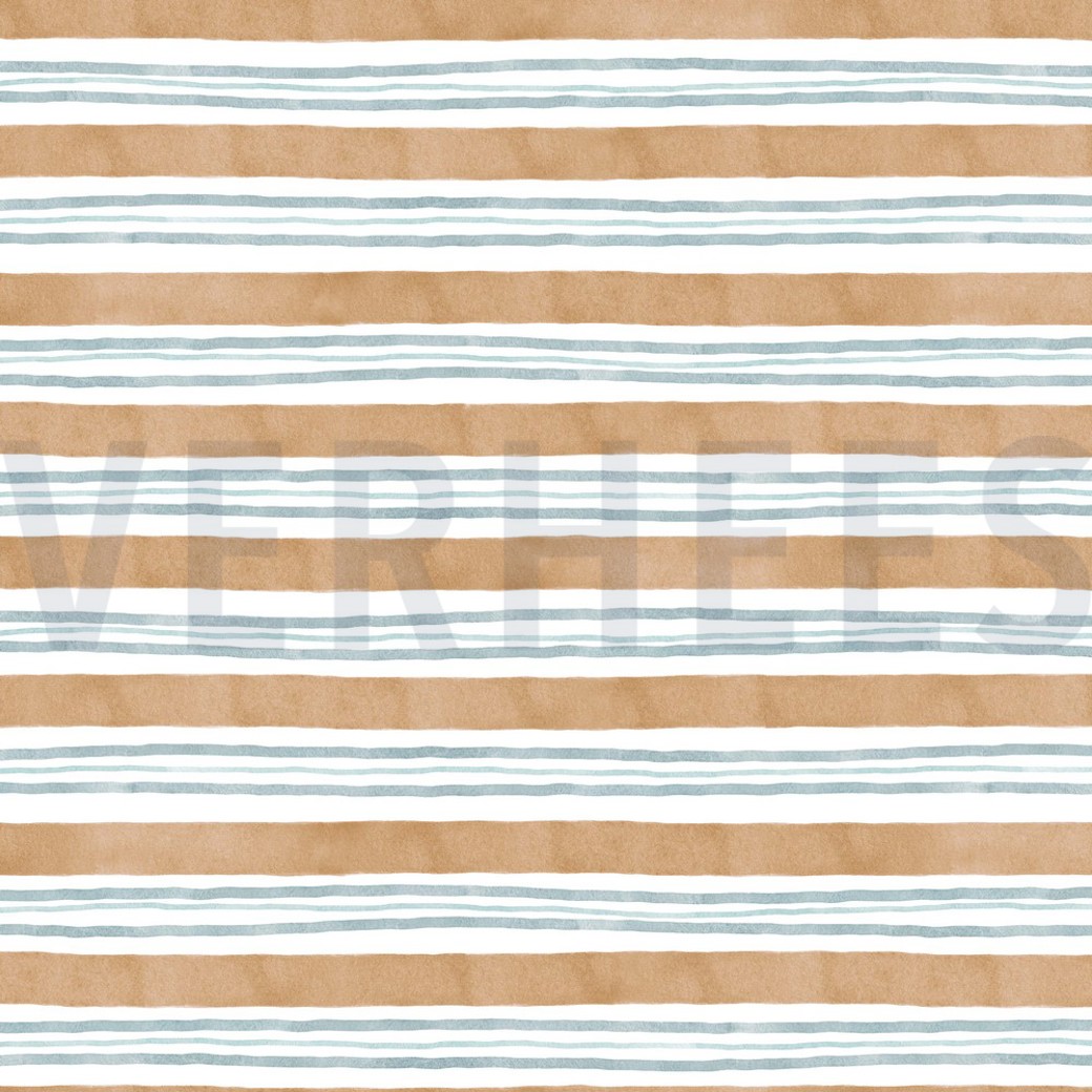 SWEAT DIGITAL STRIPES DARK APRICOT