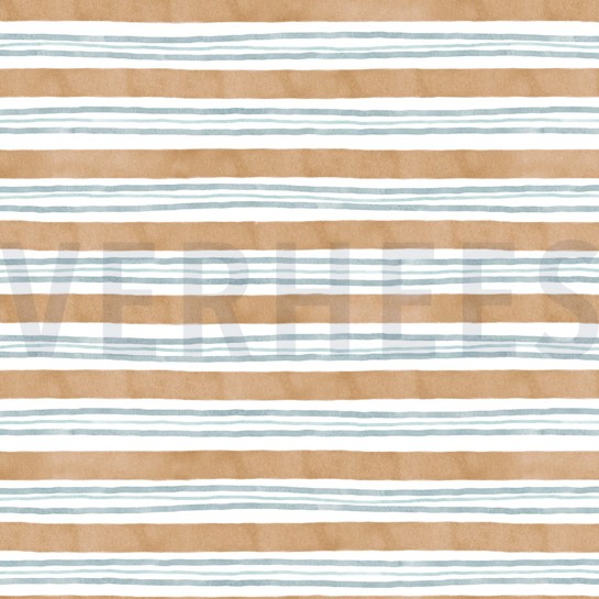 SWEAT DIGITAL STRIPES DARK APRICOT #7