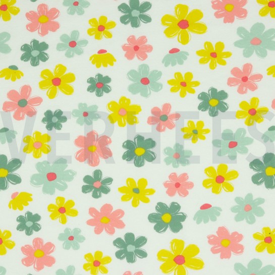 PURRING FUR FLOWERS WHITE #7