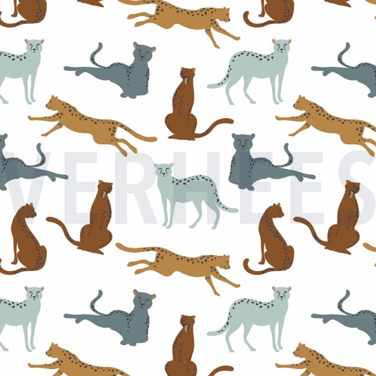 SOFT SWEAT GOTS LEOPARD WHITE #7