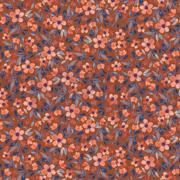 JERSEY DIGITAL FLOWERS PUMPKIN ORANGE (thumbnail)