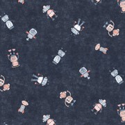 JERSEY GOTS DIGITAL ROBOTS NAVY (thumbnail)