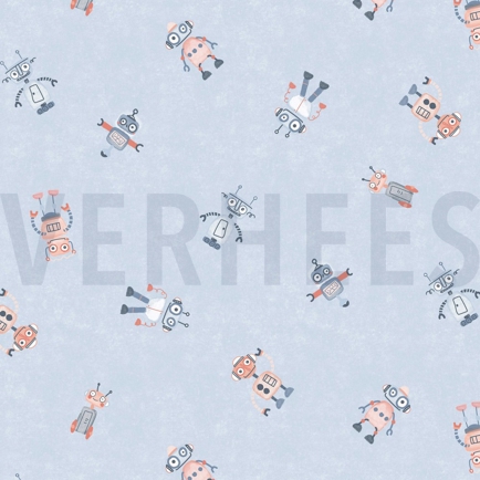 JERSEY GOTS DIGITAL ROBOTS LIGHT BLUE (hover)