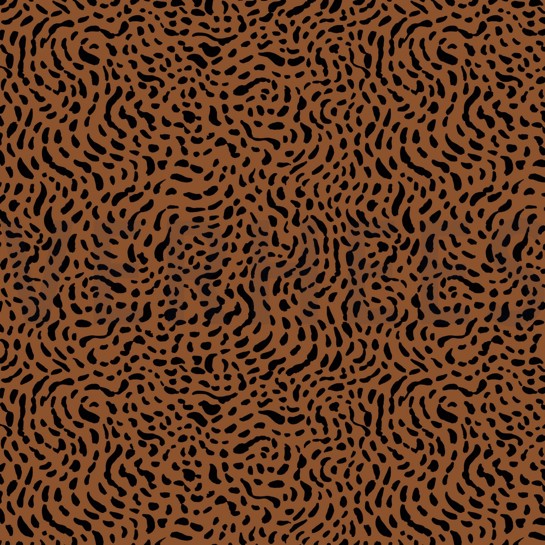 JERSEY DOTS AND SHAPES COGNAC #7