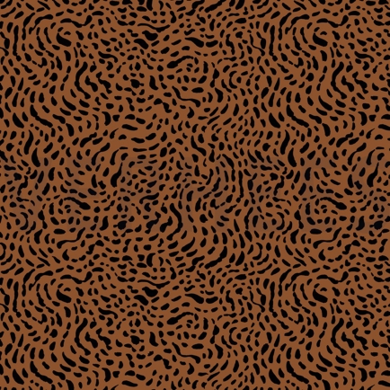 JERSEY DOTS AND SHAPES COGNAC (hover)