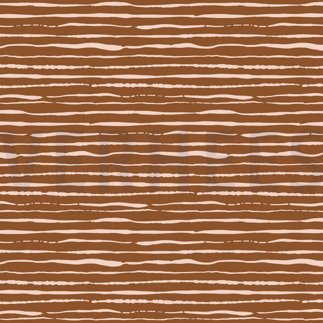 JERSEY GOTS STRIPES RUST
