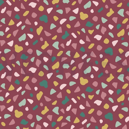 JERSEY GOTS GRAPHIC DOTS LIGHT BERRY (hover)