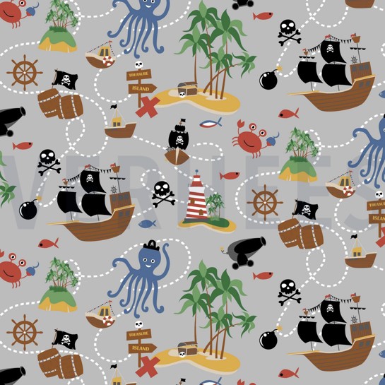 JERSEY GOTS PIRATE ISLAND LIGHT GREY #7