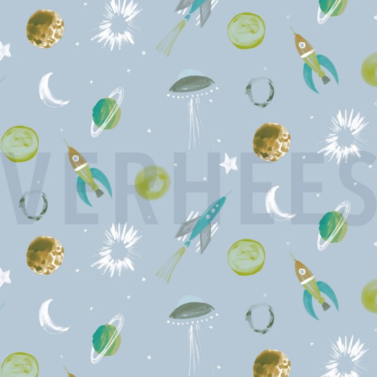 FRENCH TERRY DIGITAL ESPACE BLEU CLAIR #7