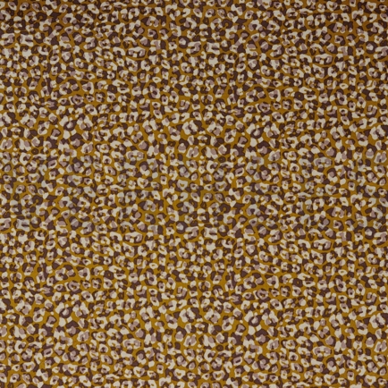 COTTON SATIN STRETCH ANIMAL SKIN LIGHT BROWN (hover)