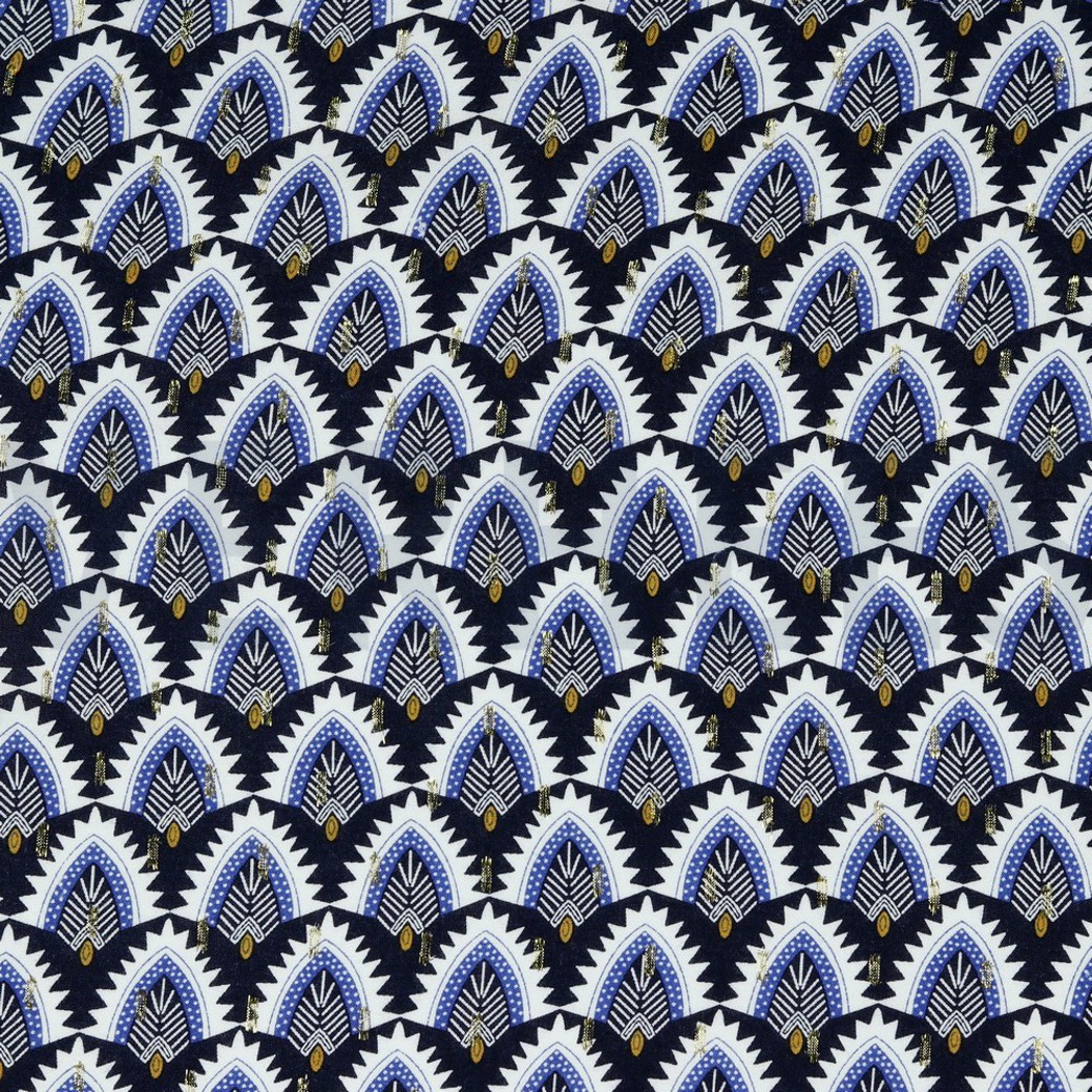 VISCOSE LUREX BOHEMIAN NAVY