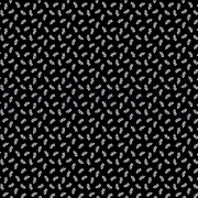 POPLIN LEAVES BLACK (thumbnail)