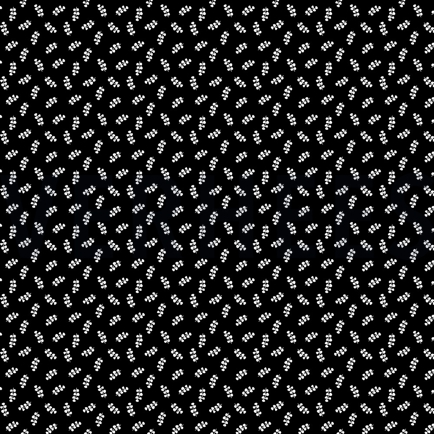 POPLIN LEAVES BLACK (hover)