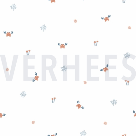 POPLIN GOTS OCEAN LIFE WHITE (hover)