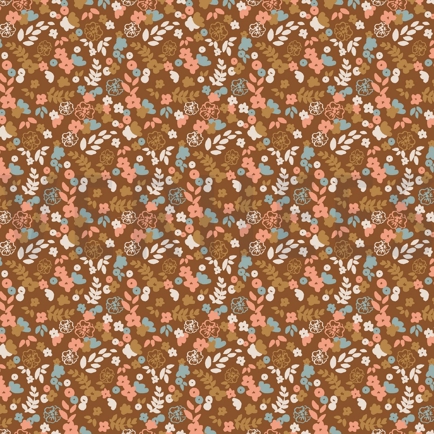 JERSEY GOTS SMALL FLOWER HAZEL (hover)