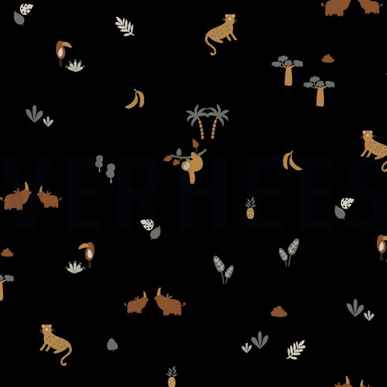 JERSEY TIERE SCHWARZ #7