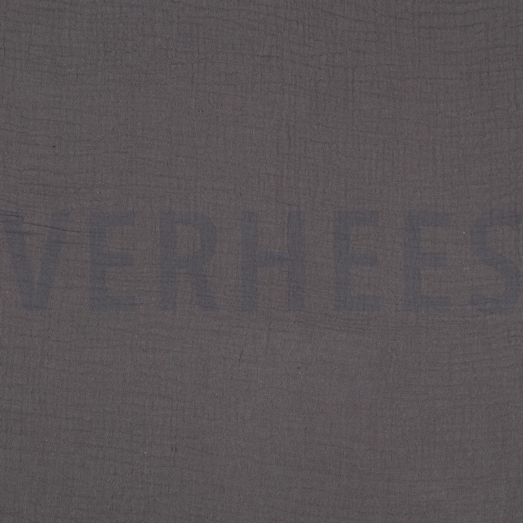 DOUBLE GAUZE DARK GREY