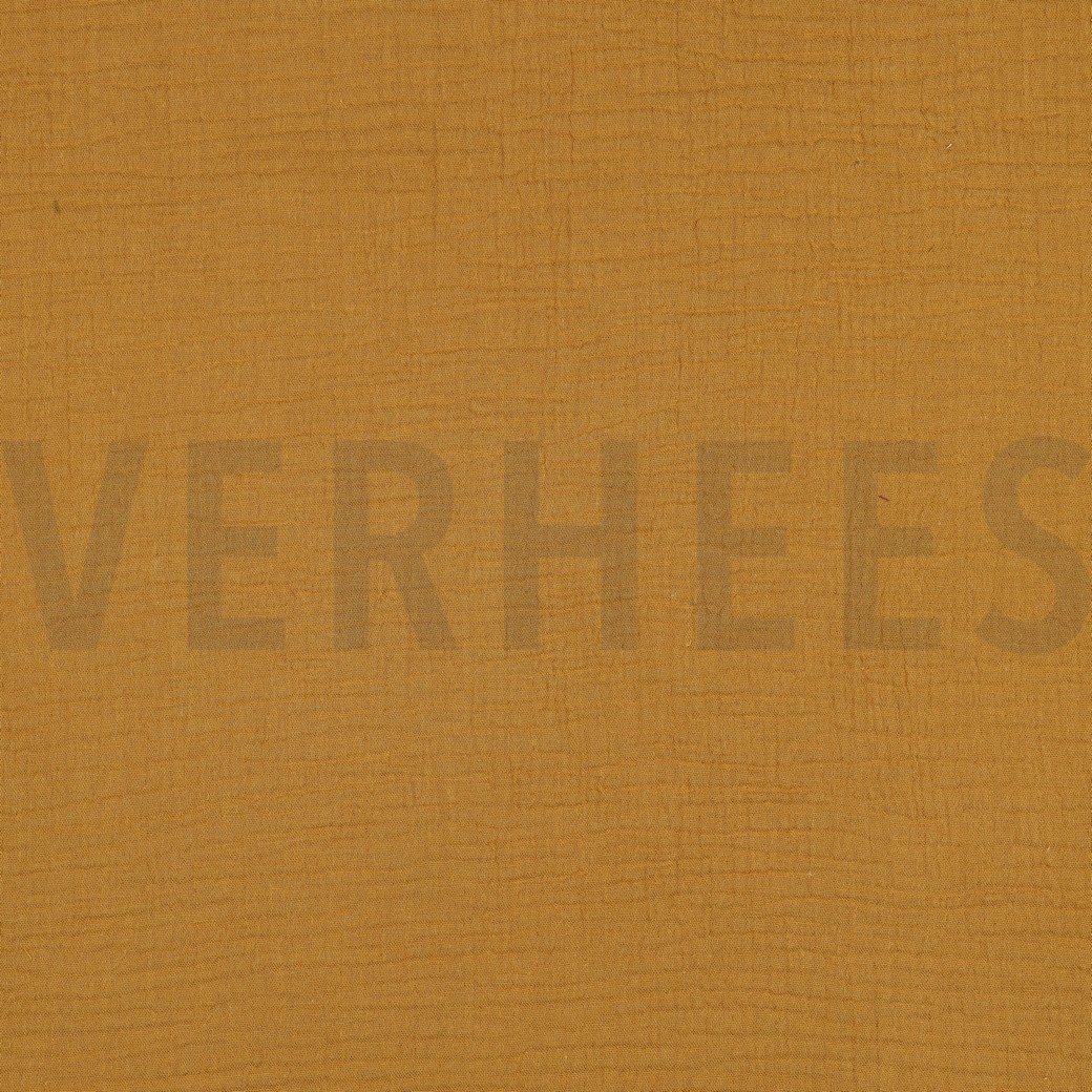 DOUBLE GAUZE DARK OCHRE