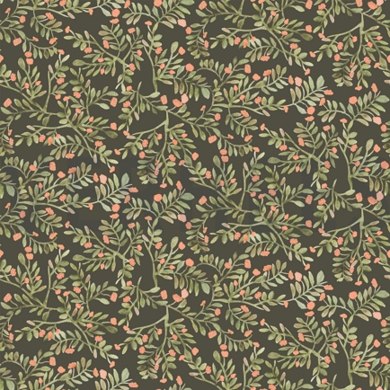 JERSEY DIGITAL LEAVES ARMY GREEN (hover)