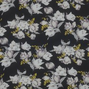 CHIFFON FLOWERS BLACK / LIGHT LILAC (thumbnail)