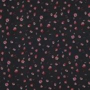CHIFFON FLOWERS BLACK / PINK (thumbnail)