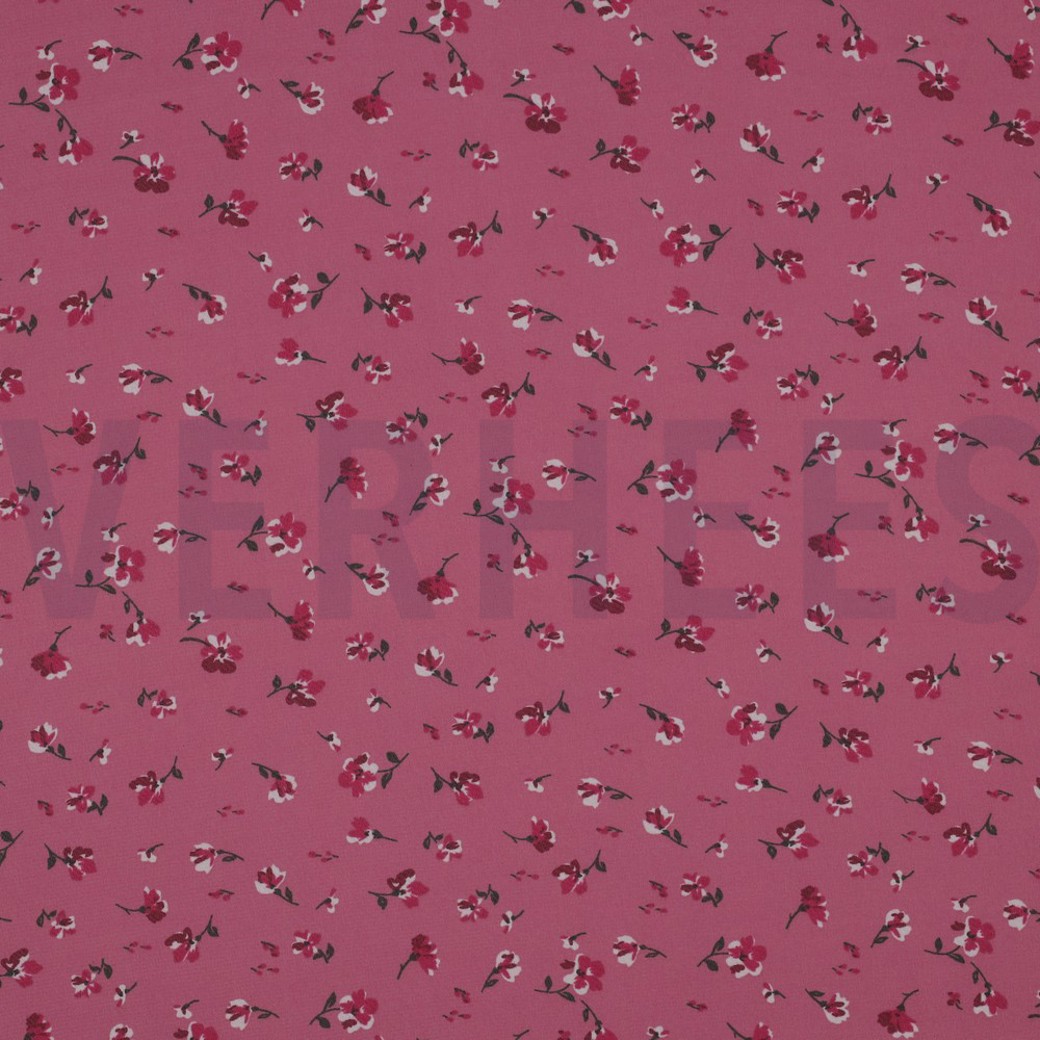CHIFFON FLOWERS PINK