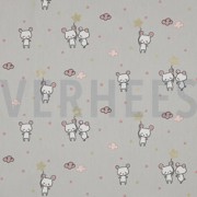 POPLIN GLITTER SWEET MOUSE LIGHT GREY (thumbnail)