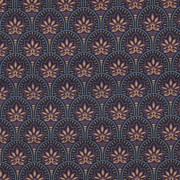 COATED COTTON ABSTRACT NAVY (thumbnail)