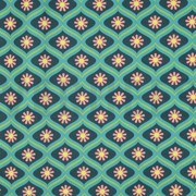 COATED COTTON FLOWERS GREEN (thumbnail)