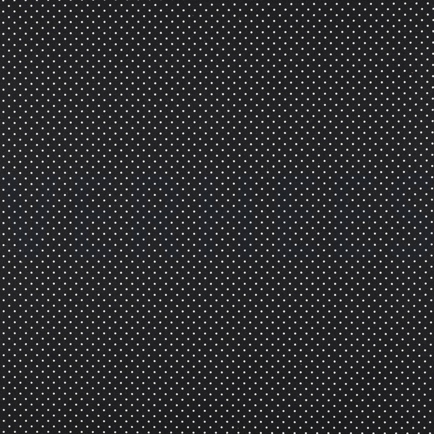 BESCHICHTETE BAUMWOLLE KLEINE PUNKTE SCHWARZ (hover)