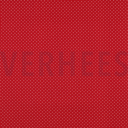 BESCHICHTETE BAUMWOLLE KLEINE PUNKTE ROT (hover)