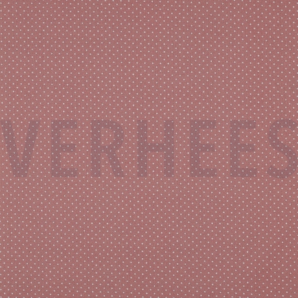 BESCHICHTETE BAUMWOLLE KLEINE PUNKTE ALTROSA (hover)