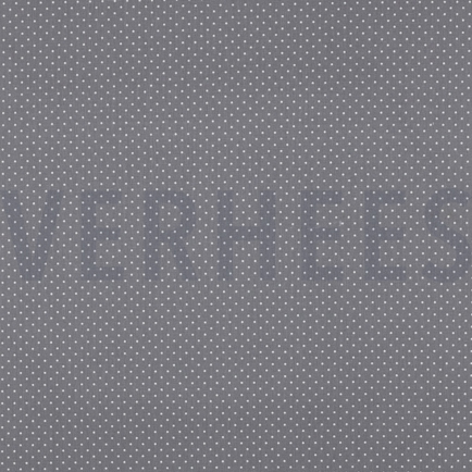BESCHICHTETE BAUMWOLLE KLEINE PUNKTE GRAU (hover)