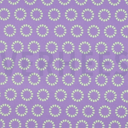 BESCHICHTETE BAUMWOLLE KREISE LAVENDEL (hover)