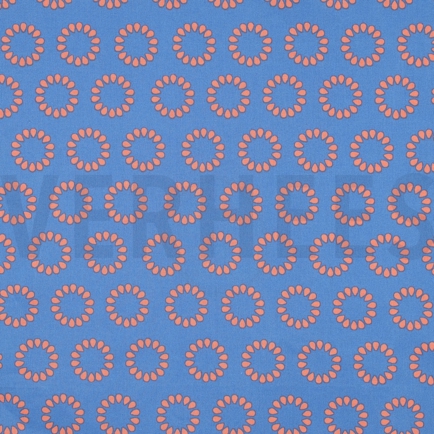 BESCHICHTETE BAUMWOLLE KREISE HELLBLAU (hover)