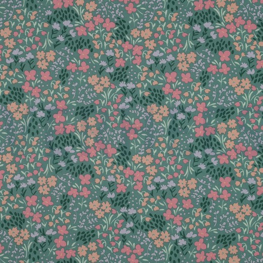 COATED COTTON FLOWERS GREEN (hover)