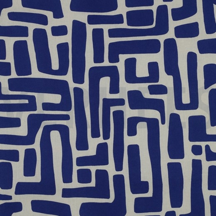 COATED COTTON ABSTRACT COBALT (hover)