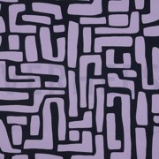 COATED COTTON ABSTRACT LAVENDER (thumbnail)