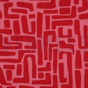 COATED COTTON ABSTRACT RED (thumbnail)