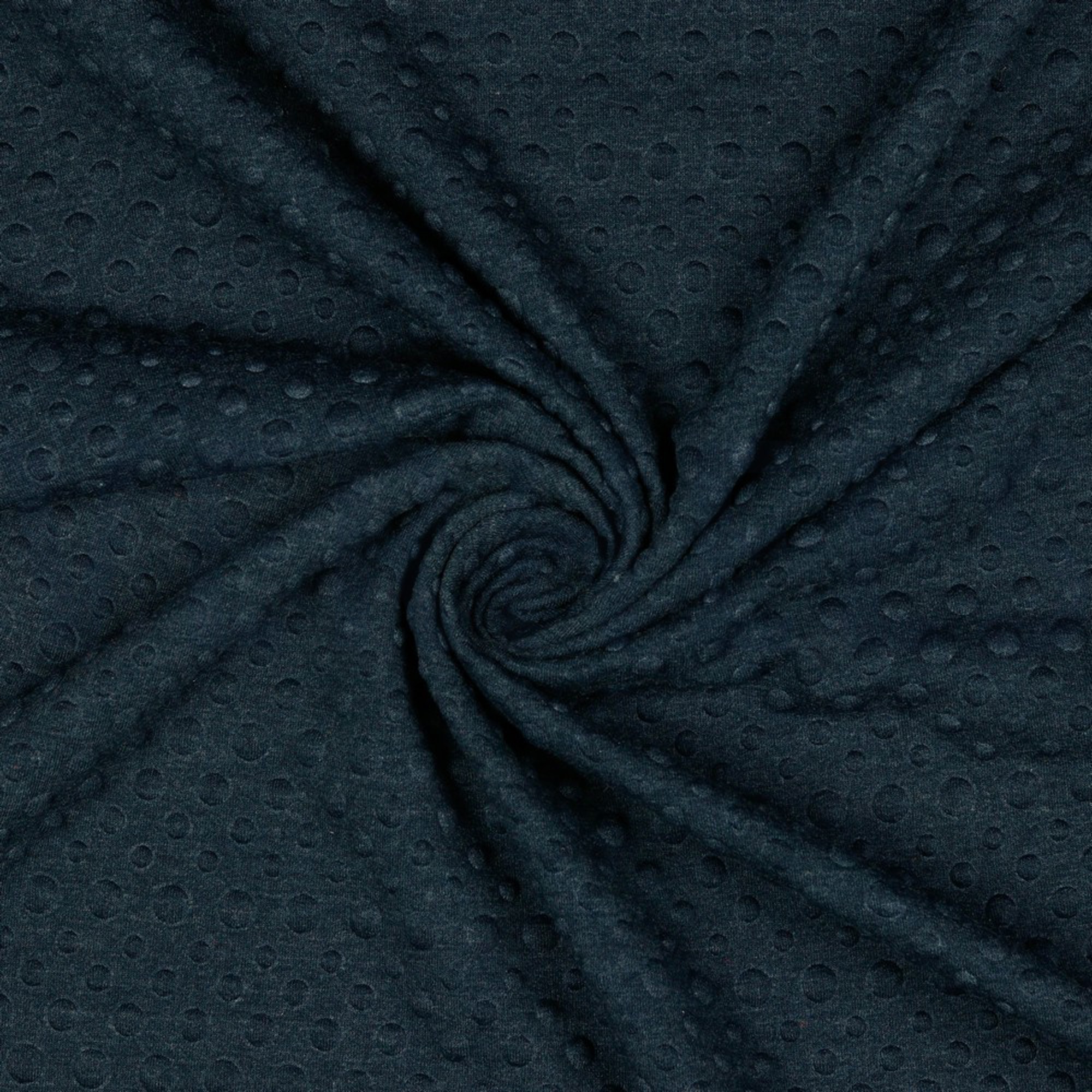 EMBOSSED FRENCH TERRY INDIGO MELANGE (high resolution) #2