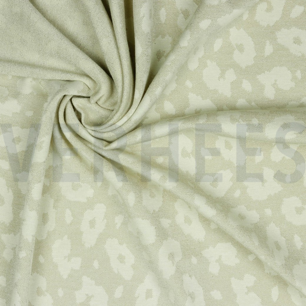 KNITTED JACQUARD LUREX ECRU #2