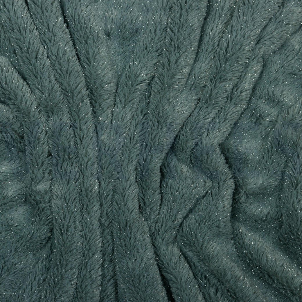 FAUX FUR WITH SILVER LUREX GREY #2
