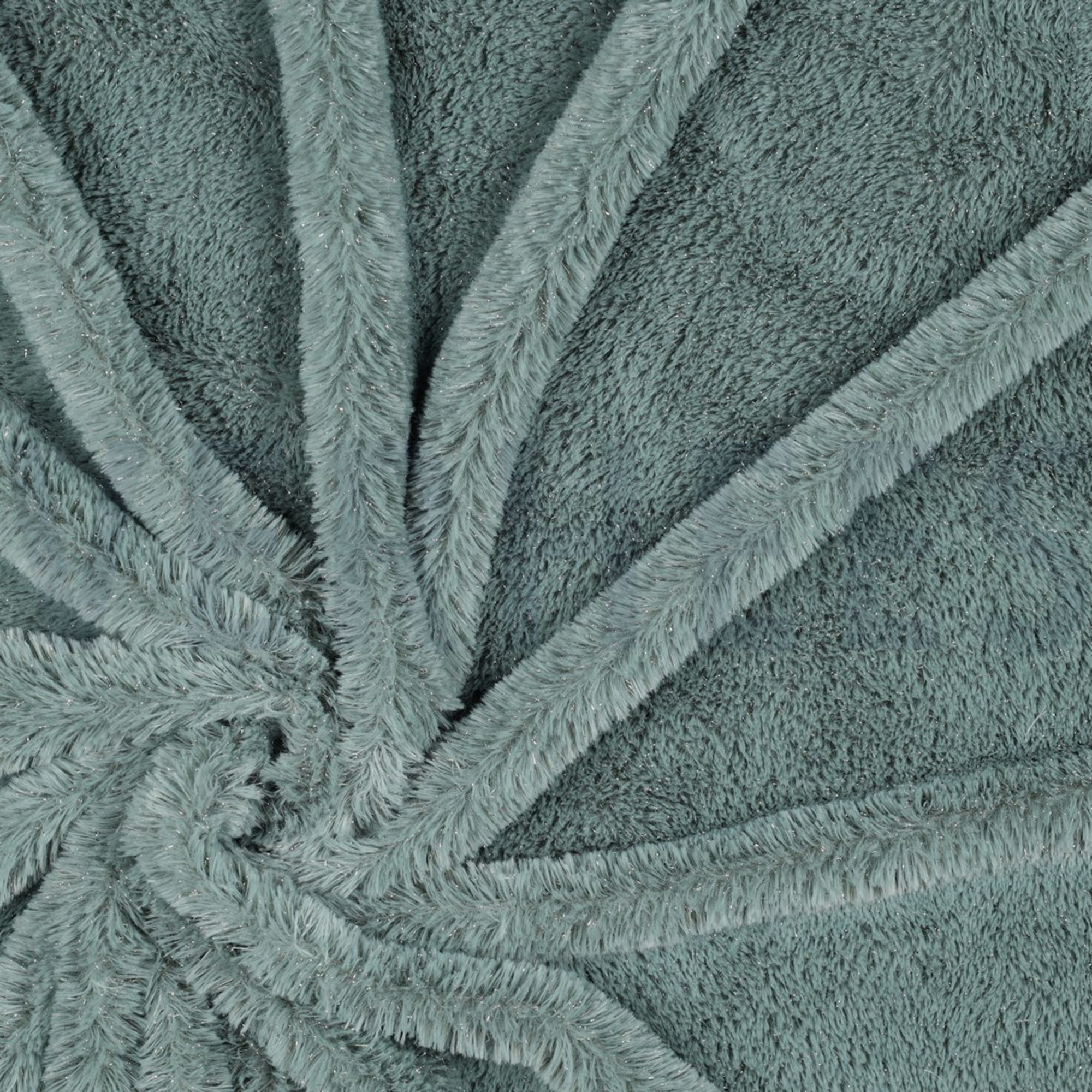 FAUX FUR WITH SILVER LUREX OLD GREEN (high resolution) #2