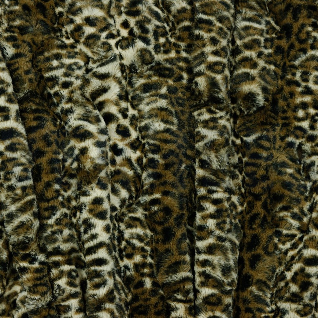 FAUX FUR ANIMAL SKIN BROWN #2